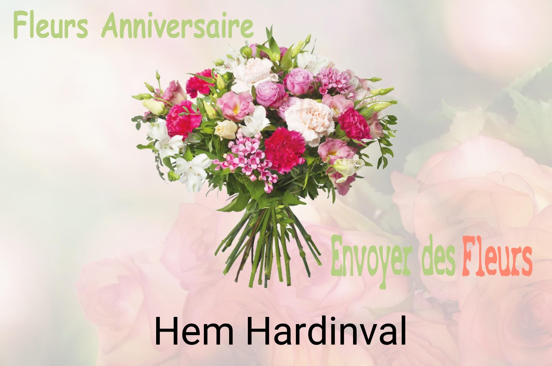 Bouquet de fleurs d’anniversaire livré à Hem-Hardinval